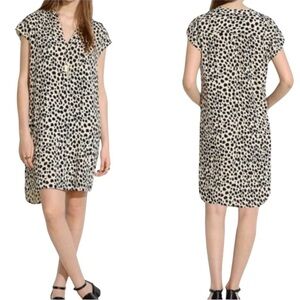 Madewell Morningside Leopard Print Shift Dress Size: L